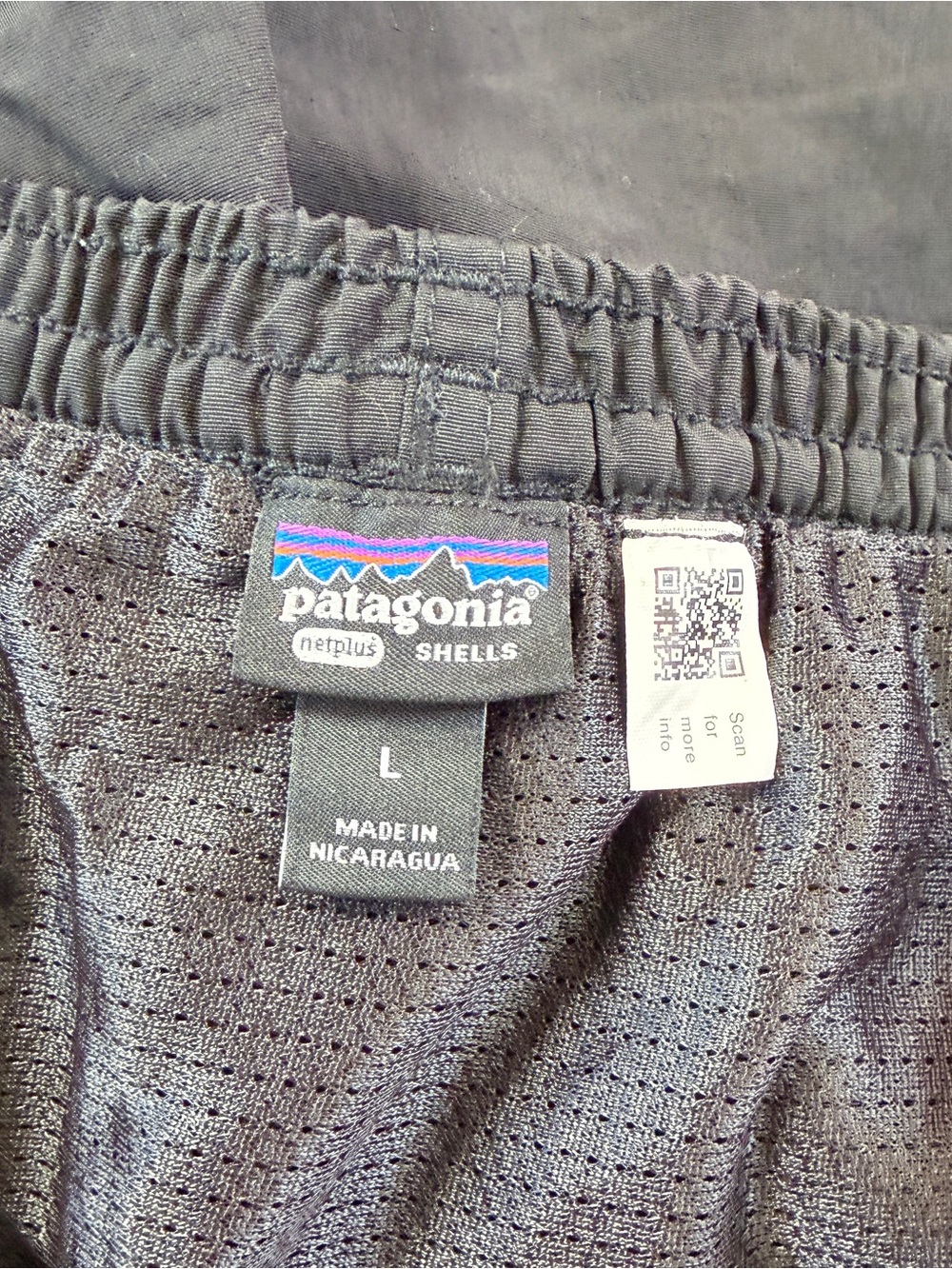 Patagonia Men’s Baggies Shorts 5" Brief Mesh Lined in Black L - Picture 8 of 13